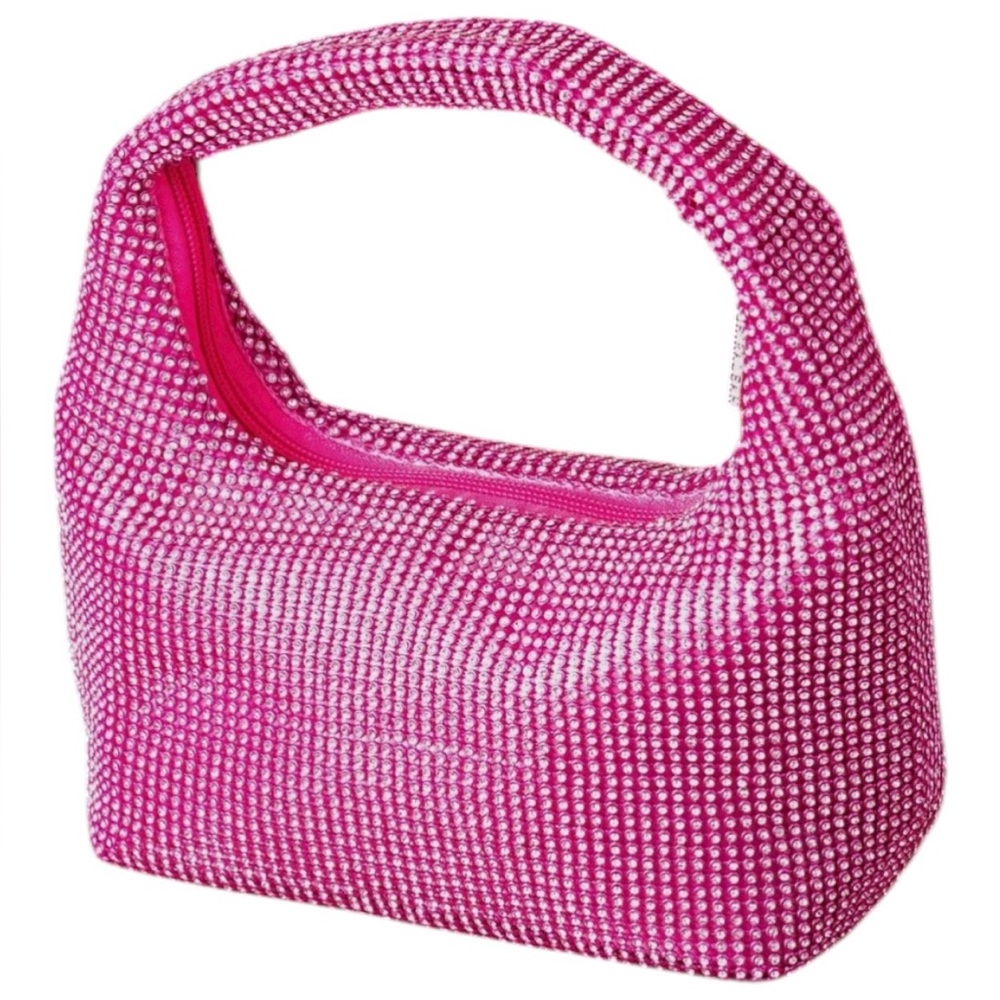 Shiraleah “Didi” Mini Bag – Pink Rhinestone Shoulder Bag – NWT